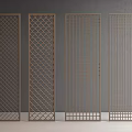 New Chinese Screen Chinese Partition 3d model
