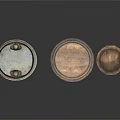 Vintage Wooden Barrels In Different Sizes For Home Storage Use