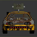 Self-made armed car modified car modified car chariot doomsday car self-made car self-made car modified car 3d model