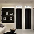 Modern White Clothing Store With Window Display Mannequins Minimalist Entrance And Welcome Sign Design