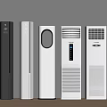 Modern Vertical Air Conditioner Fans With Multiple Colors And Digital