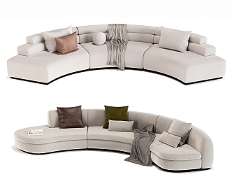 Modern Multiplayer Sofa 3d model