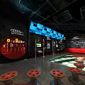 Railway Cultural Center Exhibition With Train Models Tracks And Historical Displays
