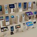 All-in-one machine calling machine touch all-in-one machine inquiry machine 3d model