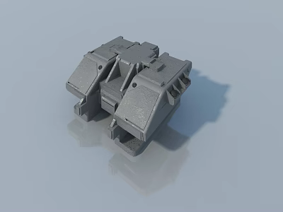 Swing Door Hardware Component Metal Hinge for Durable Door Installation 3d model