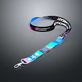 EYESONME Brand Lanyard With Colorful Pattern And Secure Clip Design