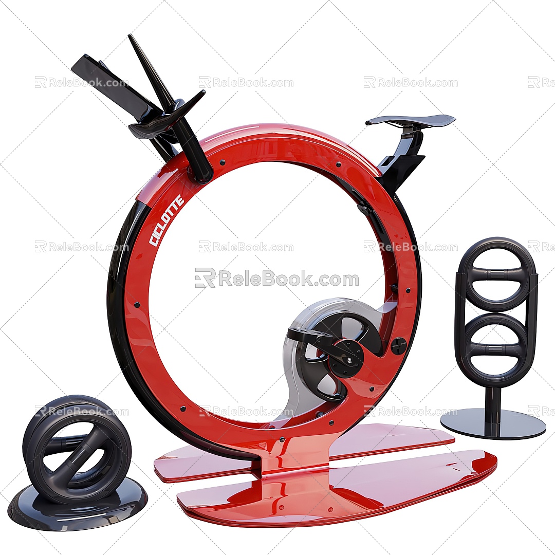 Modern Fitness Equipment 3d model