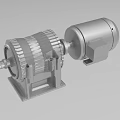 Heavy Duty Industrial Equipment With Metal Housing Rotating Shaft And Stable Base Frame