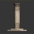 Columns Stone Columns Stone Columns Old Columns Roman Columns Roman Columns Classical Columns Greek Columns 3d model