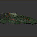 Geography, topography, mountain shape, ridge, ridge, valley, mountain range, canyon, geomorphology, mountain peak, mountain body 3d model