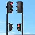 Traffic Light Indicator 3d model
