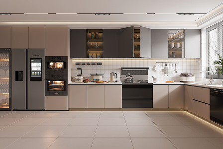 Modern Kitchen 3d model