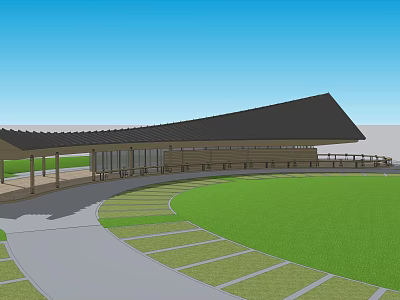 Leisure Station 3d model