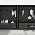 Wardrobe Overall Wardrobe Wardrobe Custom Open Wardrobe Coat Cabinet Storage Wardrobe Rack Wardrobe 3d model