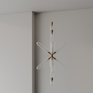 Modern chandelier 3d model