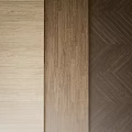 Three Different Wooden Flooring Styles Light Medium And Dark Brown With Herringbone Pattern