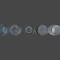 Durable Industrial Storage Drums With Sealed Lids And Metal Handles In Various Colors