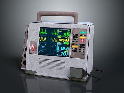 Heart Rate Monitor Heart Rate Monitor Heart Rate Monitor 3d model