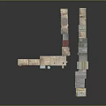Makeshift Buildings With Various Colors And Mixed Materials In Densely Arranged Shanty Town