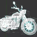Royal Enfield Khaki Vintage Motorcycle With Round Headlight Black Seat And Chrome Details