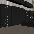 Black Industrial Equipment Cabinets With Control Panels And Ventilation Grilles in Organized Industrial Facility