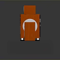 Computer Speaker System Featuring Multiple Orange Speakers And Black Central Unit On Display Platform