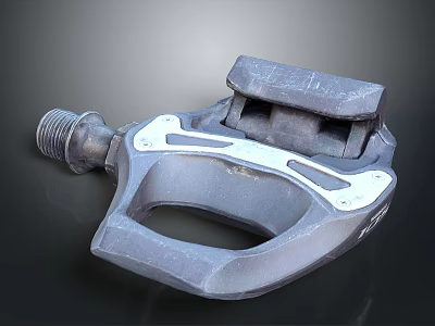 Bicycle Metal Pedal Sturdy Design And Durable Components For Cycling 3d model