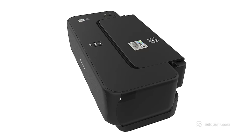 Black Modern Storage Locker With Openable Lid And Label Space For Personal Items 3d model