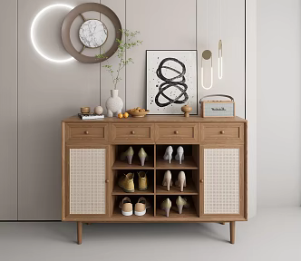 Entrance Shoe Cabinet Entrance Cabinet 3d model