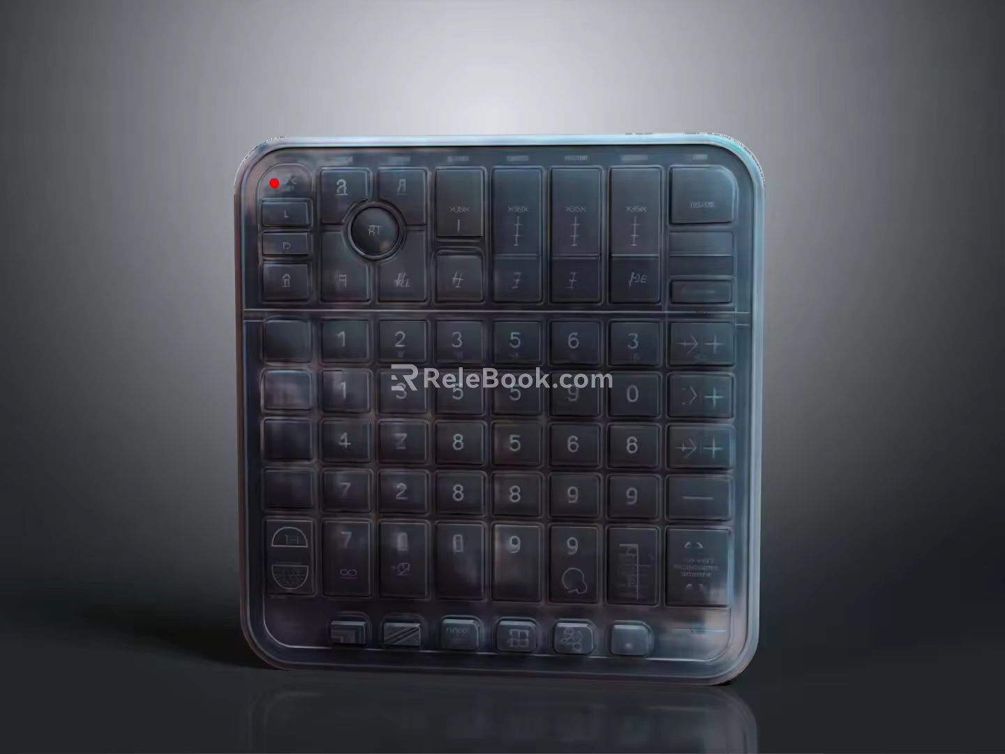 Modern Calculator Electronic Calculator Casio Calculator 3d model