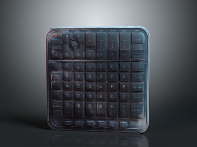 Modern Calculator Electronic Calculator Casio Calculator 3d model