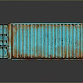 Container Cargo Box Cargo Box Trunk Box Luggage Leather Box Leather Box Container 3d model