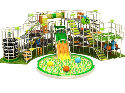 Modern Amusement Equipment Naughty Castle Facilities 3d model