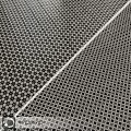 Black And White Geometric Building Components With Grid Patterns And Dividing Line