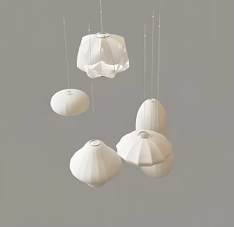 Modern Chandelier Combination Modern Lamp Chandelier Ceiling Lamp Lighting Appliance Art Furniture Light Luxury Bulb Shaped 3d model