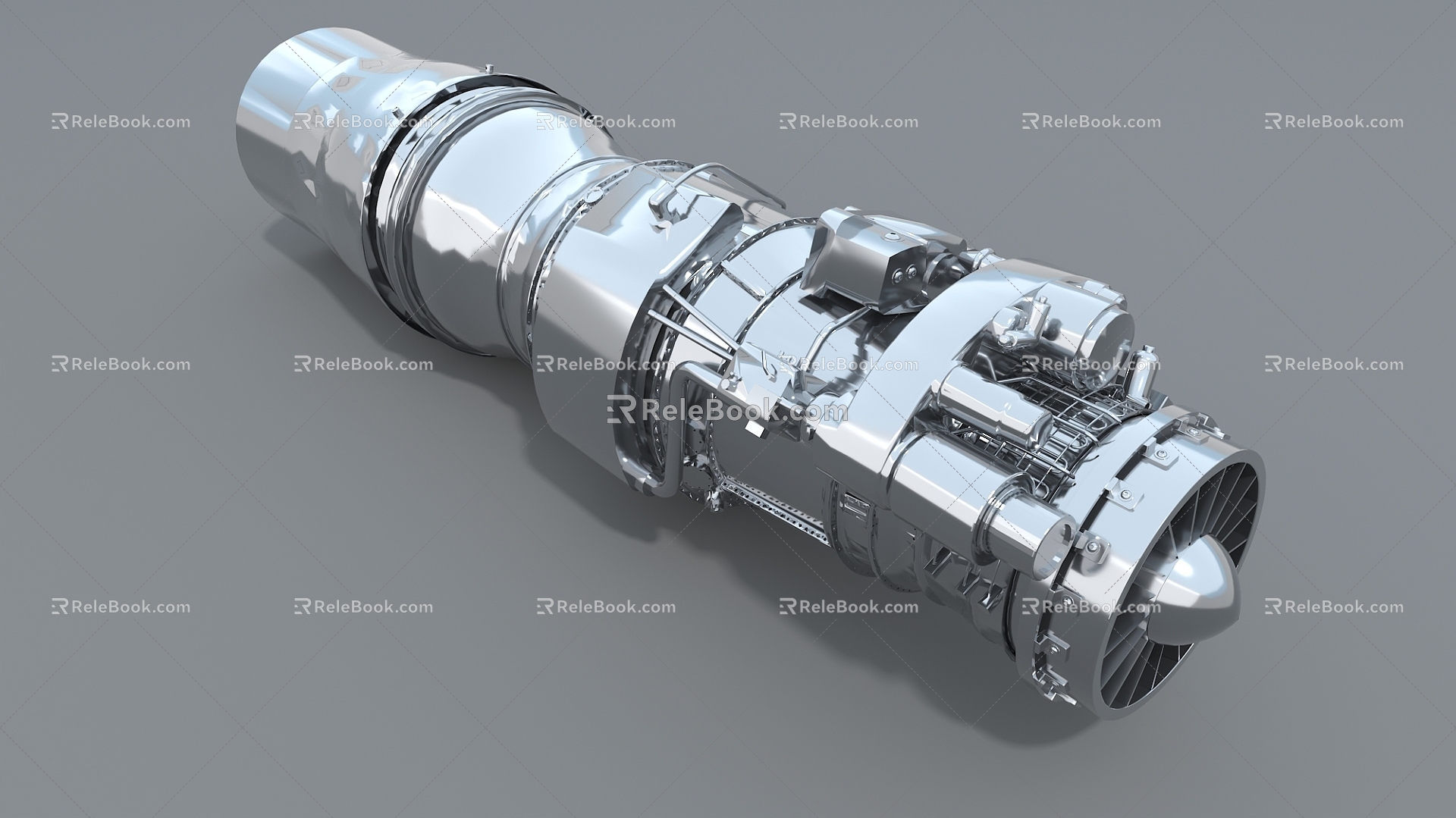 Aerospace Engine Machinery 3d model