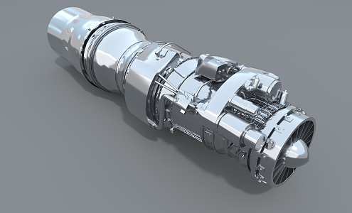 Aerospace Engine Machinery 3d model