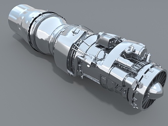 Aerospace Engine Machinery 3d model