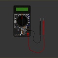 Voltmeter Multimeter Electronic Meter Instrument Meter Electronic Instrument Meter Electronic Instrument Oscilloscope 3d model