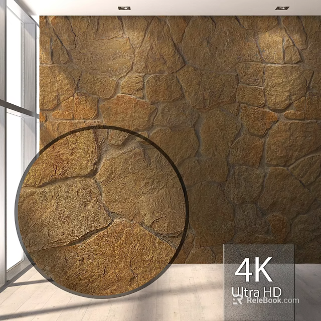 Stone Wall Construction Component With 4K Ultra HD Detailed Texture And High Definition Design 3d model 