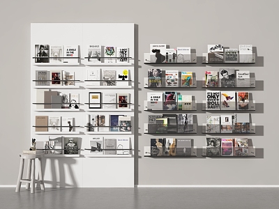 Modern Bookshelf model