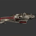 Modern fighter sci-fighter next-generation fighter sci-fighter 3d model