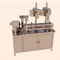 chain plate automatic tapping machine 3d model