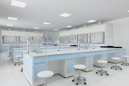 Modern Laboratory Medical Research Laboratory 3d model