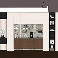 Modern Decorative Cabinet Interior Design With Display Shelves Books And Decorative Items