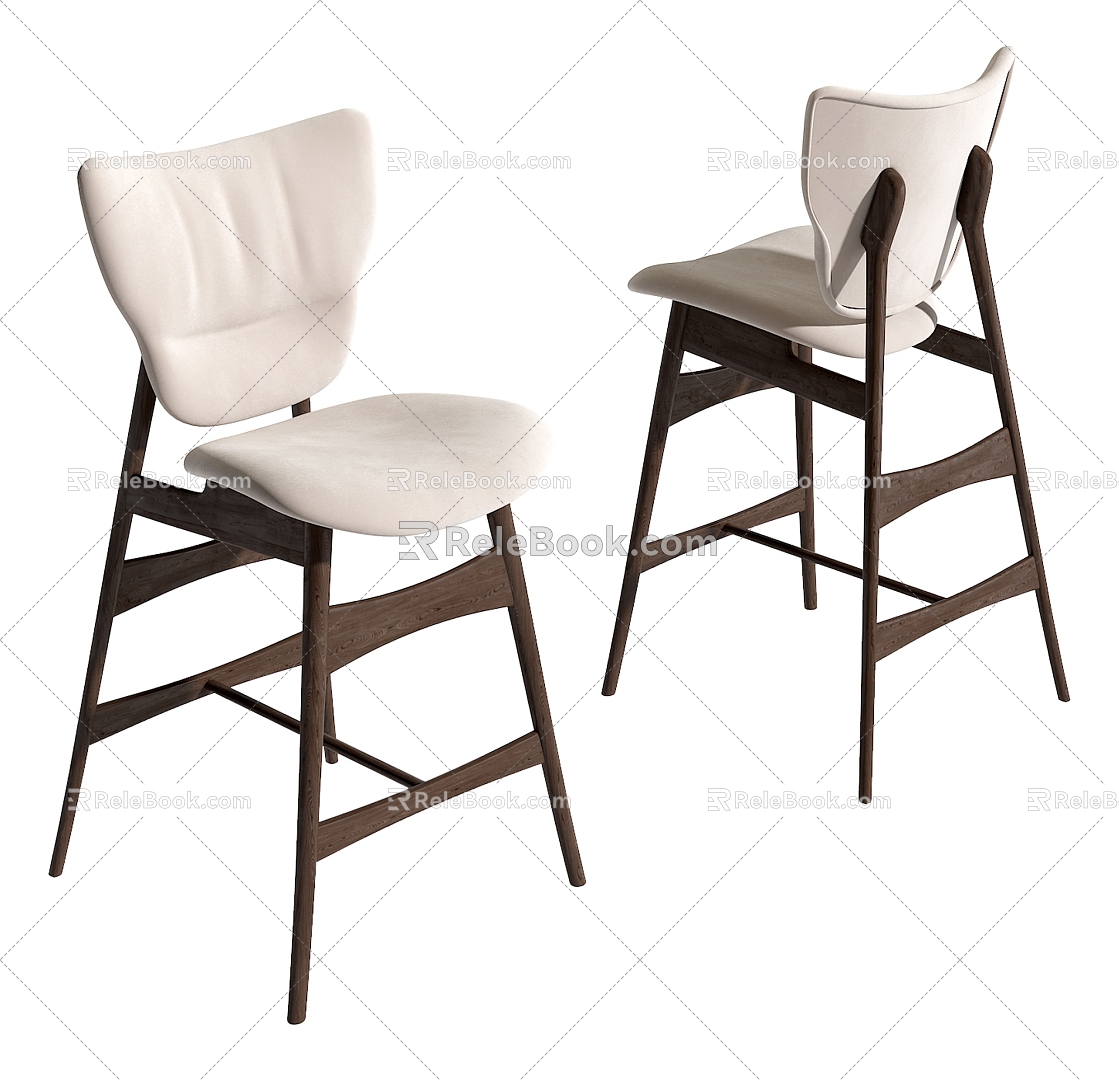 Modern Bar Chair 3d model