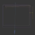 Decorative Lines Design Arranged On Dark Wall With Wooden Floor Background