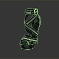 Sandals Sandals Peep Toe Shoes Platform Shoes Roman Sandals High Heel Sandals Wedge Sandals 3d model