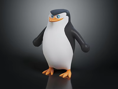 Modern Toy Penguin Antarctic Penguin Cartoon Penguin Penguin Toy 3d model