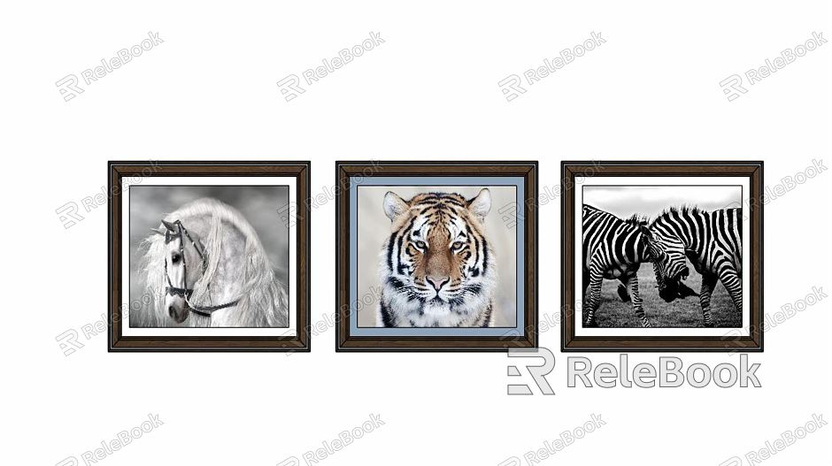 Modern Animal Painting Decorative Painting model